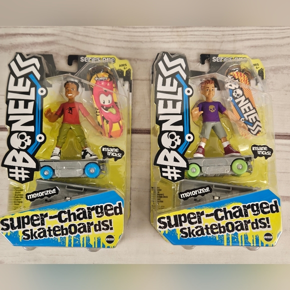 NSI #Boneless Super Charged Skateboard with Posable Action Figure Skaters - Picture 1 of 2